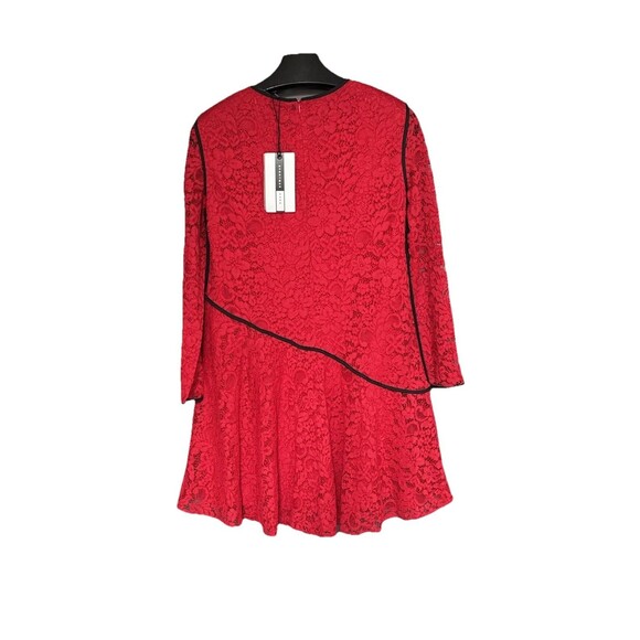 NWT Sportmax Code  Bosforo Size M Red Lace Dress New - Picture 4 of 14